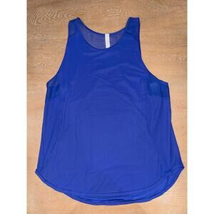 Lululemon Sculpt Tank II (SeaWheeze) SIZE 10 Jet Stream